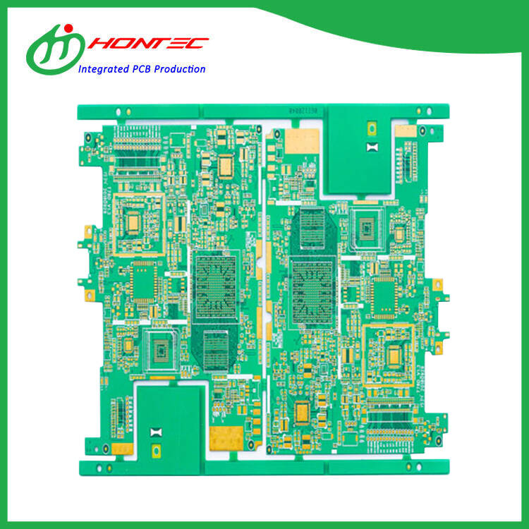 met koperpasta gevuld gat PCB